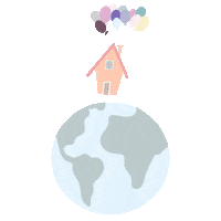World Stay Home Sticker by imprenta nashua