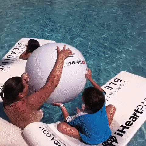ultimatepoolparty GIF by iHeartRadio