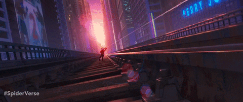 Swinging Spider-Man GIF by Spider-Man: Across The Spider-Verse