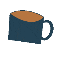 copperandcomktg coffee morning tea cup Sticker