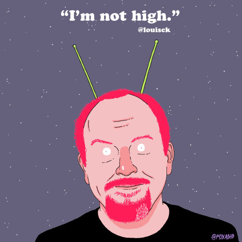 im not high louis ck GIF by Animation Domination High-Def