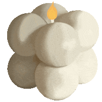 Fire Candle Sticker