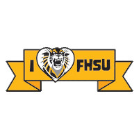 I Love Fhsu Sticker by FHSU Foundation