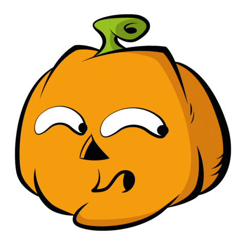 bonnyzed halloween pumpkin naughty zed Sticker