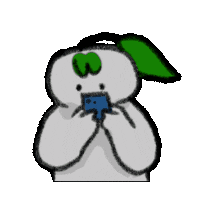 Phone Searching Sticker by biospectrum