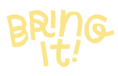 bring it print Sticker by Scout Books