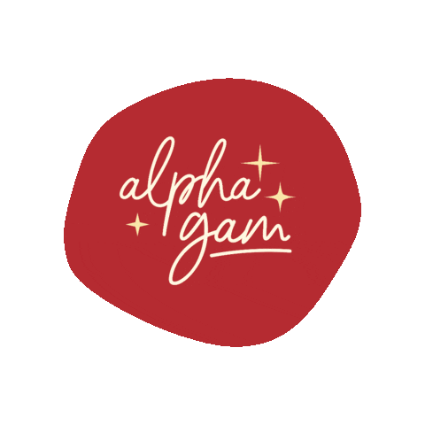 Alpha Gam Sticker by Alpha Gamma Delta