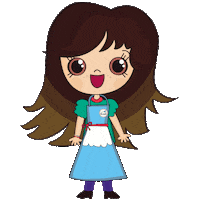 Vuelacolibri chica hurra tete festeja Sticker