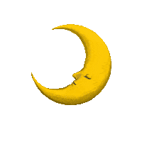 Moon Sticker by hahaha-design