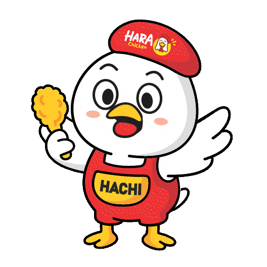 Hachi Sticker by Hara Chicken