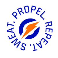 propelfitnesswater run propel run with propel Sticker