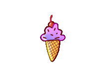 Ice Cream Nieve Sticker