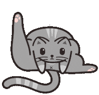 happy fat cat Sticker by Meowingtons