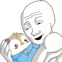 My Baby Love Sticker by Pudgy Memez