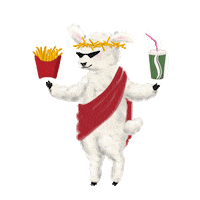 JENDESSTUDIO friday god tgif sheep Sticker