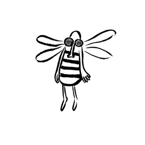 CharlieHebdo giphyupload drawing fly flying Sticker