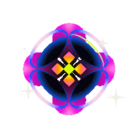 Happy New Year Art Sticker by ByAllMeans Studio