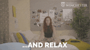 Happy Chill GIF by University of Winchester