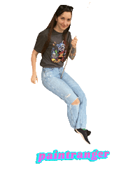 Art Girl Sticker
