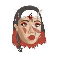 koidesk koidesk artsificials hiromoto Sticker