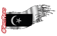 MelindaLooi mask flags sabah kualalumpur Sticker