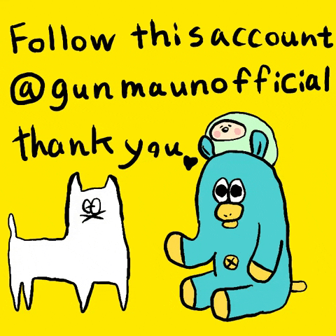 Happy Follow Me GIF by Gunmaunofficial