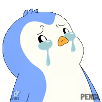 Sad Oh No Sticker by Pudgy Penguins