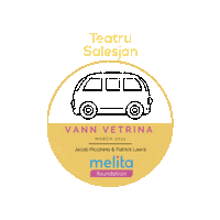 Tour Theater Sticker by Teatru Salesjan