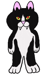 Cat Sticker by Spaghetti