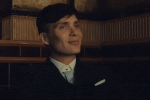 Thomas Shelby Cillian Murphy Smiling Scene GIF
