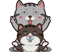Happy Cat Sticker by VITA VITA ‧ 塔仔不正經