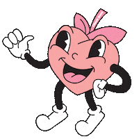 thecheekboss peach cheeky peachy staycheeky Sticker