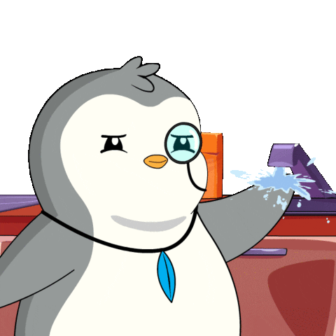 Water Burn Sticker by Pudgy Penguins