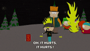eric cartman fire GIF by South Park 