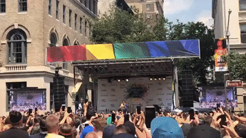 Lady Gaga Becomes Emotional Speaking at Stonewall Rally in New York