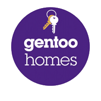 Gentoologo Sticker by Gentoo Homes