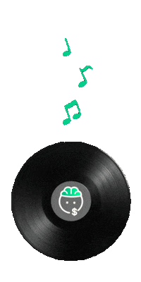 Quize musica disco som quize Sticker