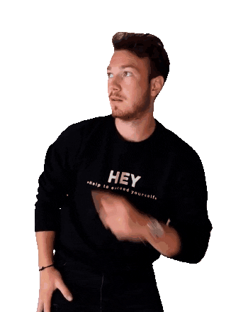 heytommey giphyupload hey social media smartphone Sticker