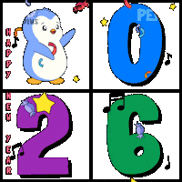 New Year Penguin Sticker by Pudgy Penguins