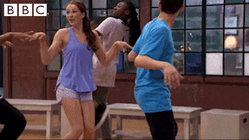 best friends dancing GIF by CBBC