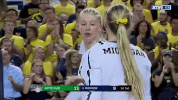 smiles michigan volleyball GIF by Michigan Athletics