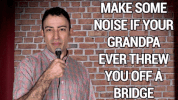 make some noise bridge GIF by Eric Jennifer