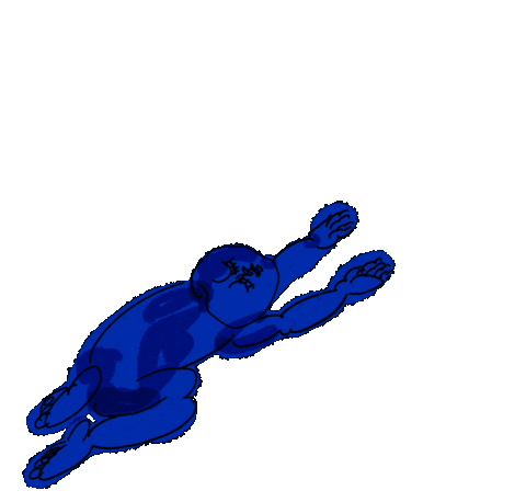 ahnjyo giphyupload heart blue drawing Sticker