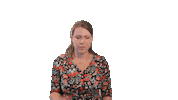 Marijkeswereld shame ohno headache nee Sticker