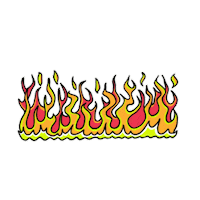 on fire Sticker by Olympic Channel