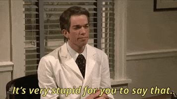 it's very stupid for you to say that john mulaney GIF by Saturday Night Live