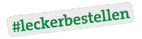 leckerbestellen online tasty lecker deliver Sticker
