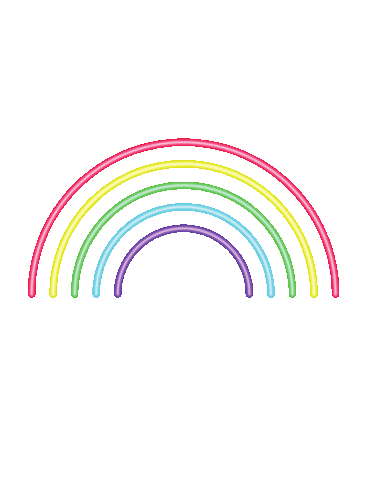 Rainbow Neon Sticker by Duluth Mom