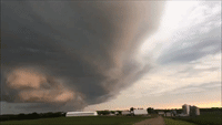 Dark Shelf Cloud Looms Over Southern Minnesota