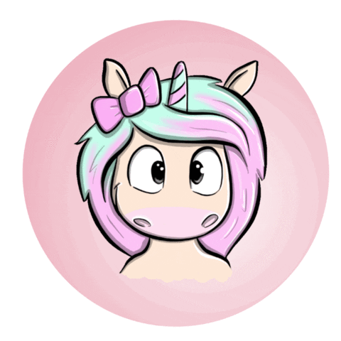 Einhorn Sticker by glitzerimkopf